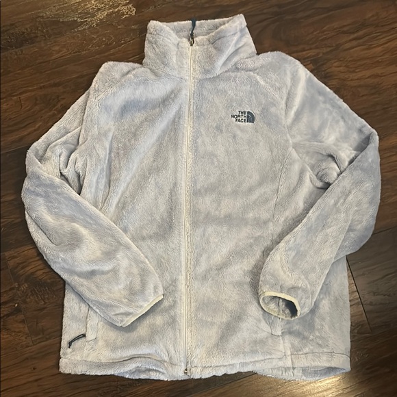 The North Face Soft Baby Blue Fleece Jacket - Picture 1 of 4